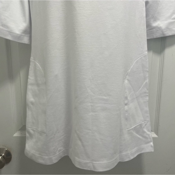 Ripley Rader Off-White Ponte Knit A-Line Dress Minimalist/ Monochrome-Small- NWT - Picture 9 of 15